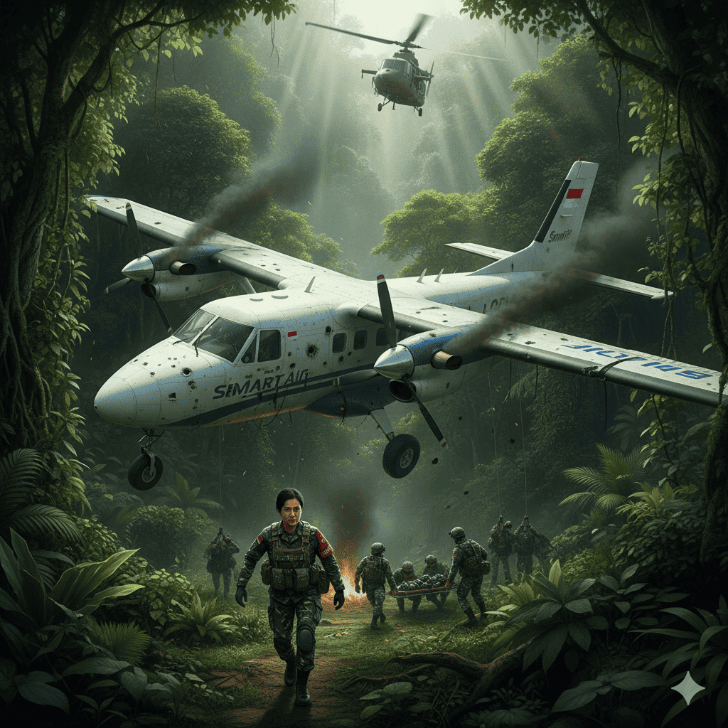 KKB Tembaki Pesawat Smart Air di Papua Selatan, Pilot Gugur dalam Tugas