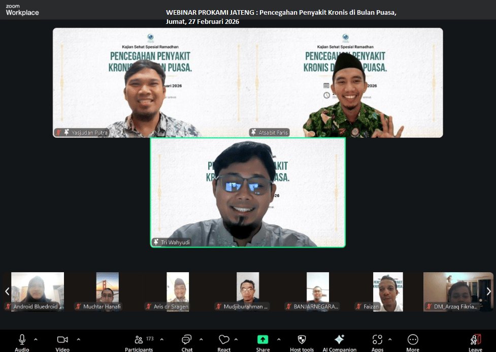Lebih dari 250 Peserta Ikuti Kajian Sehat Spesial Ramadhan PROKAMI Jateng, Bahas Pencegahan Penyakit Kronis Saat Puasa 🌙